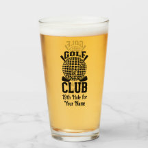 Snyggt Namngiven Klubb Logotyp Mönster Golf Pub