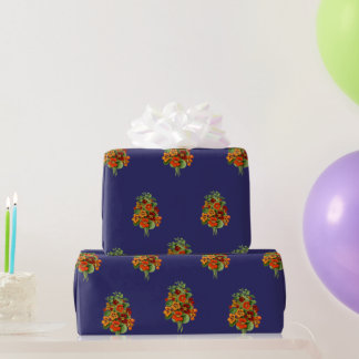 Snyggt Nasturtium Wrapping Papper Presentpapper
