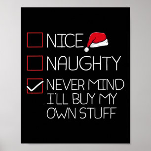 Snyggt Naughty ändå Ill Köp min egen Saker Kristus Poster