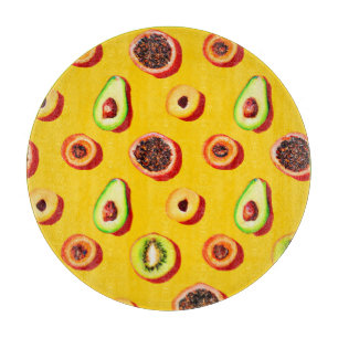 Snyggt Neon Fruits Mönster