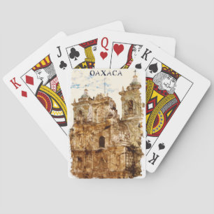 Snyggt Oaxaca Mexico Templo de Santo Domingo Casinokort