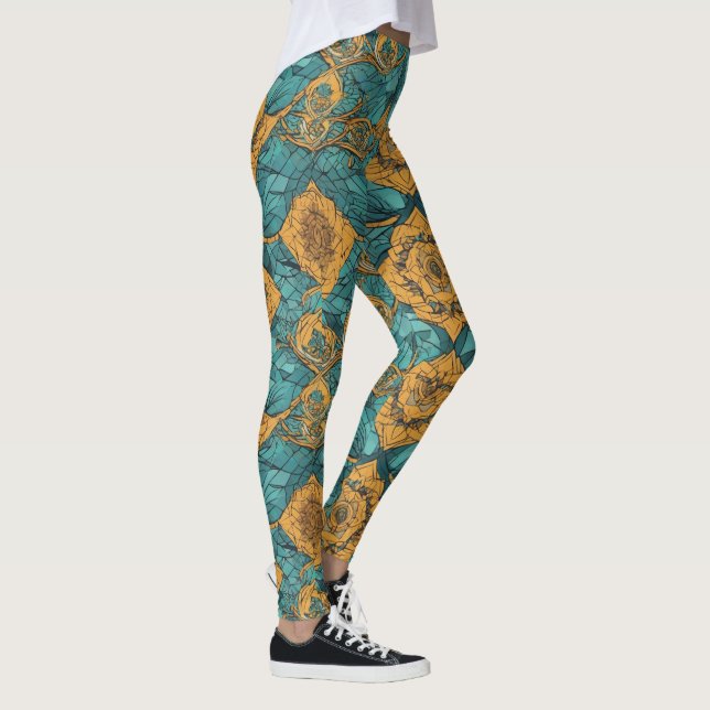 Snyggt och bekväma Yoga Leggings (Höger)