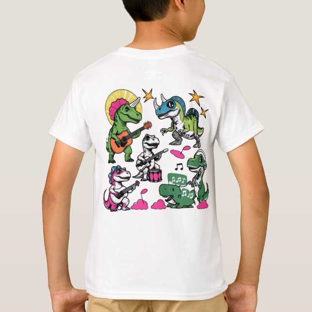 Snyggt och bekvämlighet för daglig Bära T Shirt (Baksida)