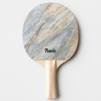 Snyggt och Elegant Marble-utseendet Ping Pong Padd Pingisracket