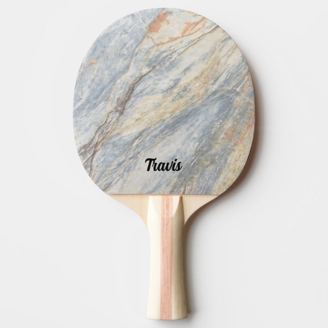 Snyggt och Elegant Marble-utseendet Ping Pong Padd Pingisracket (Framsidan)
