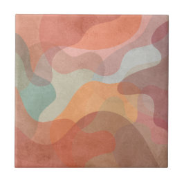 Snyggt och färglös konstnärlig Mönster Kakelplatta