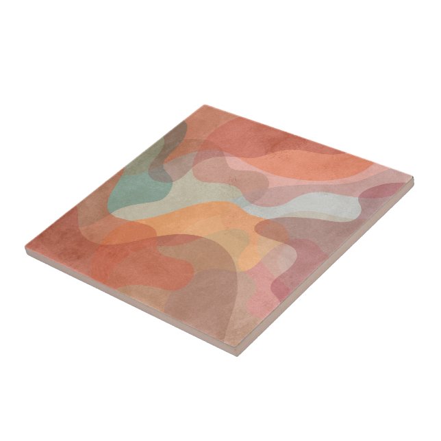 Snyggt och färglös konstnärlig Mönster Kakelplatta (Sidan)