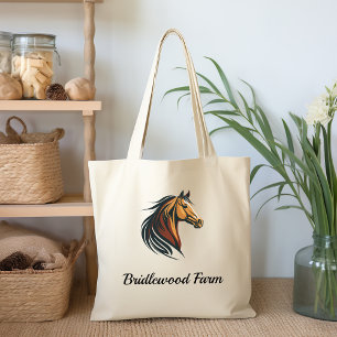 Snyggt och Modern Brown Horse Head Tygkasse