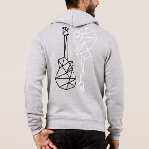 snyggt och modern geometrisk gitarrer tee