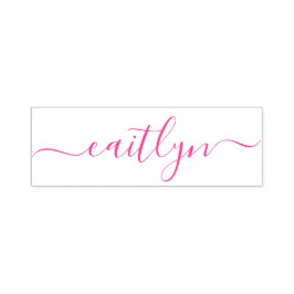 Snyggt och Trendig Rosa minimalist Girly Självfärgande Stämpel