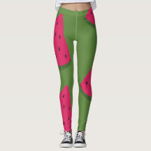 Snyggt Olive Watermelon Leggings