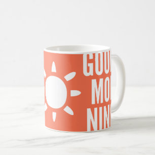 Snyggt Orange Bra Morgon Sol Tea Coffee Mugg