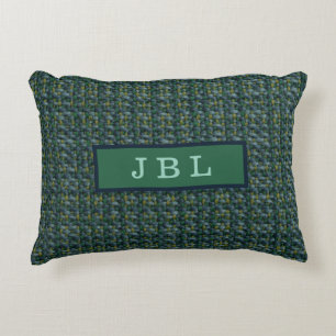 Snyggt Oxford Tweed Monogram Prydnadskudde