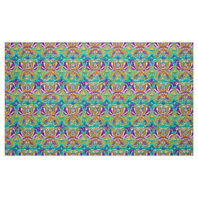 Snyggt Paisley Fabric by Yard Tyg (Fat Quarter)