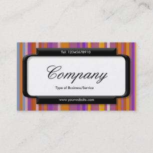 Snyggt Panel (Script font) - Rand 03 Visitkort