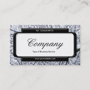 Snyggt Panel (Script font) - Snowy Grenar Visitkort