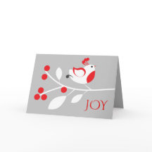 Snyggt Partridge Joy Jul Greeting Card