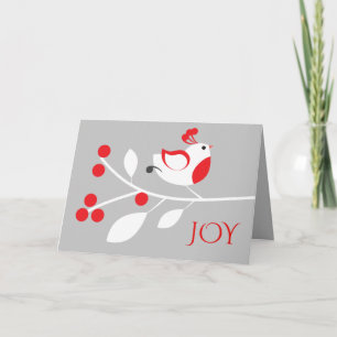 Snyggt Partridge Joy Jul Greeting Card Helgkort