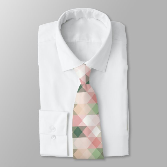 Snyggt Pastel Geometric Diamond Mönster Slips (Bunden)