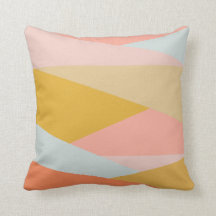 Snyggt Pastel Geometric Färg Block Shapes Modern