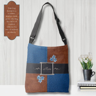 Snyggt Patchwork Påstående Messenger bag Axelväska