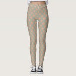 Snyggt Peach Rosa Grönt Polka punkt Leggings<br><div class="desc">2023</div>