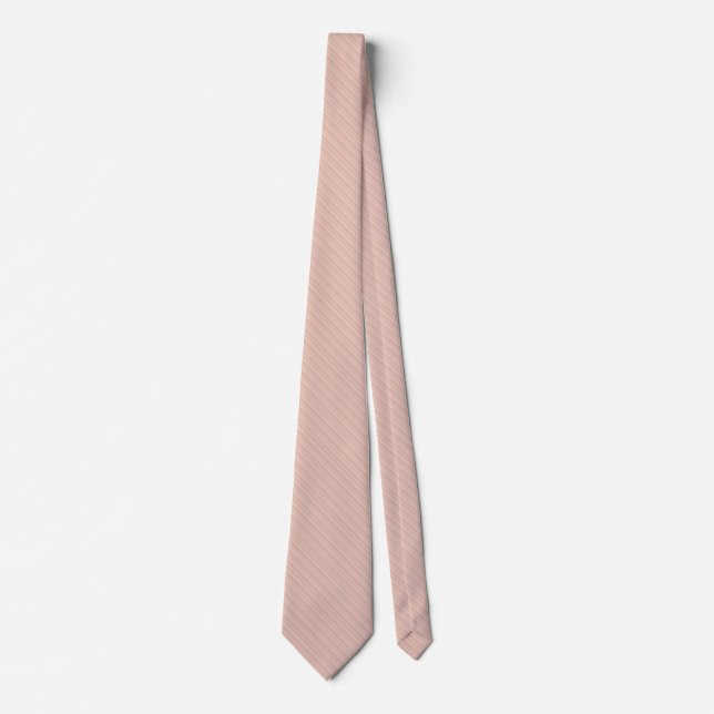 Snyggt Peach Stripe Neck Tie Slips (Framsida)