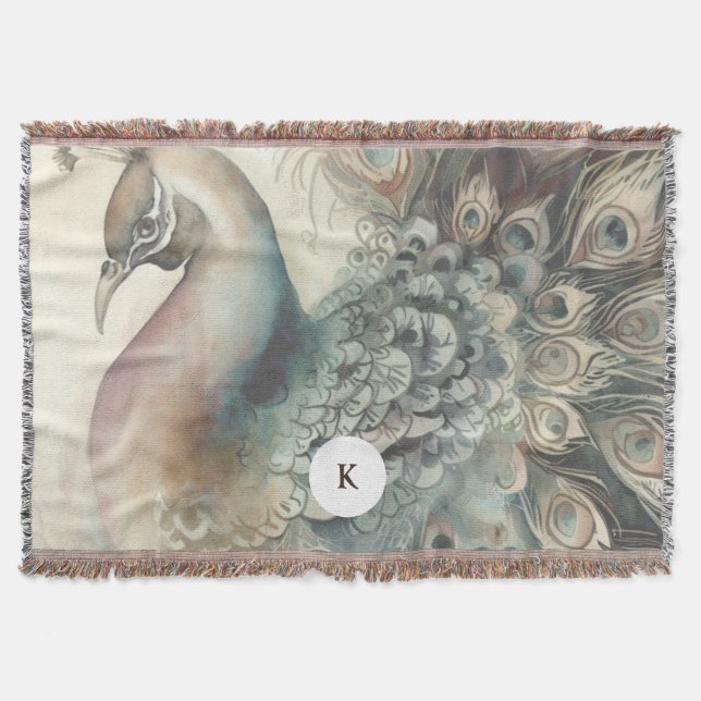 Snyggt Peacock | Lägg till din första Filt (Framsidan)