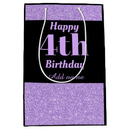Snyggt personlig 4e födelsedagen presentsäck