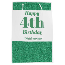 Snyggt personlig 4e födelsedagen presentsäck