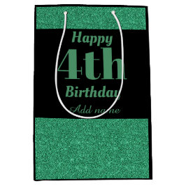 Snyggt personlig 4e födelsedagen presentsäck