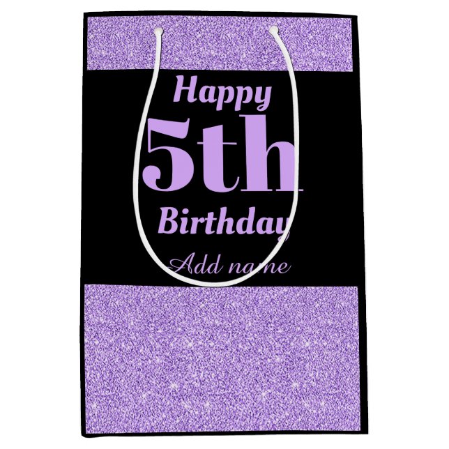 Snyggt personlig 5 födelsedagspressning (Framsidan)