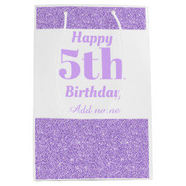 Snyggt personlig 5 födelsedagspressning