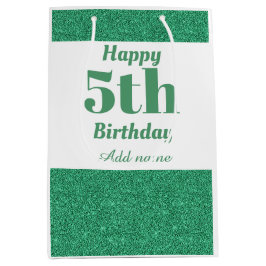 Snyggt personlig 5 födelsedagspressning