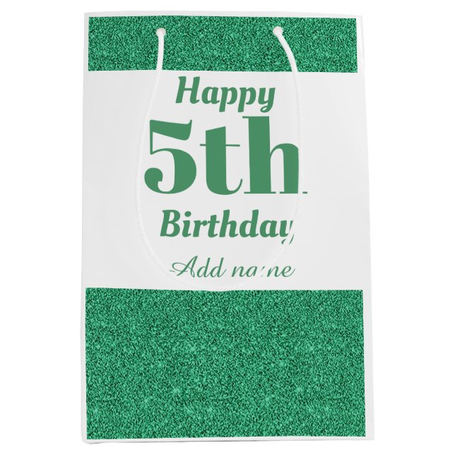 Snyggt personlig 5 födelsedagspressning (Framsidan)