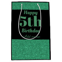 Snyggt personlig 5 födelsedagspressning