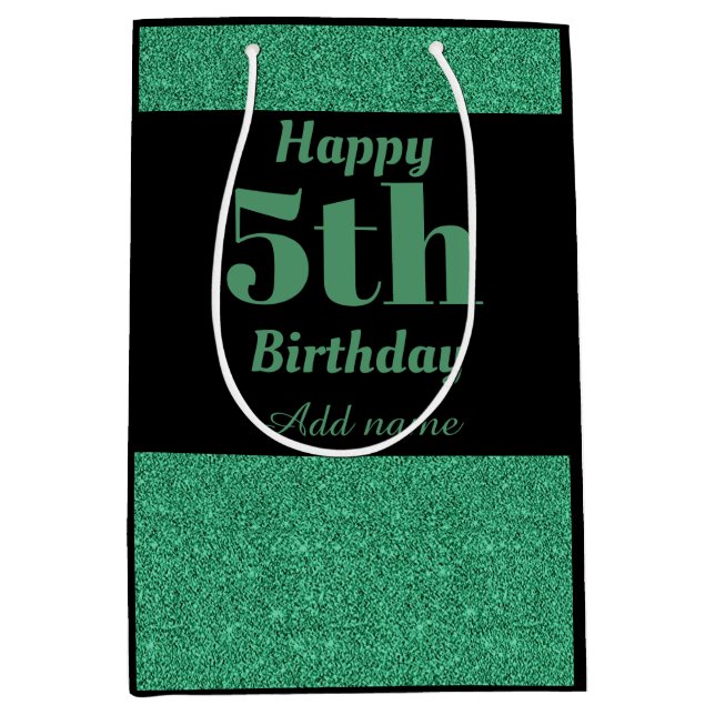 Snyggt personlig 5 födelsedagspressning (Framsidan)