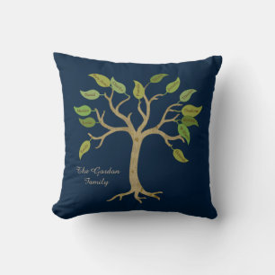 Snyggt Personlig Family Träd Pillow Kudde
