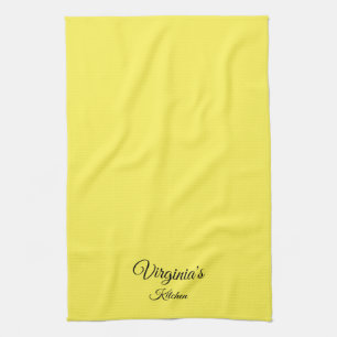 Snyggt Personlig Gult Kitchen Towel Kökshandduk