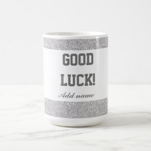 Snyggt personlig lycka till mugg-gåva kaffemugg