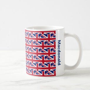Snyggt Personlig Union Jack Kaffemugg