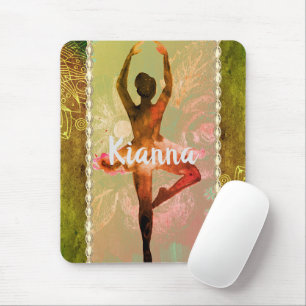 Snyggt Personligen Watercolor Ballerina Musmatta