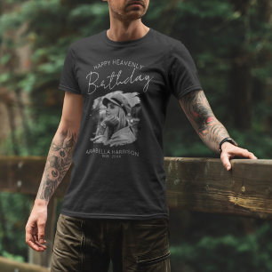 Snyggt Photo Birthday Memorial T-Shirt