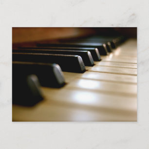 Snyggt piano tangentbord Music Vykort