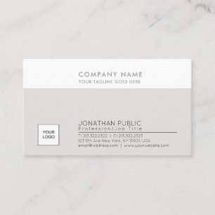 Snyggt Plain Company Plain Modern Professionell Visitkort