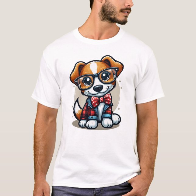 Snyggt Play Doggo T Shirt (Framsida)