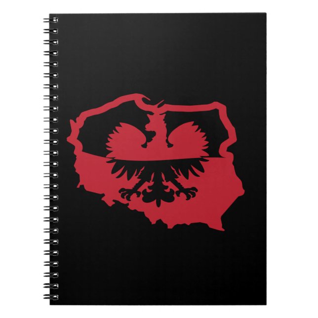 Snyggt Polen Polska Flagga Anteckningsbok (Framsidan)