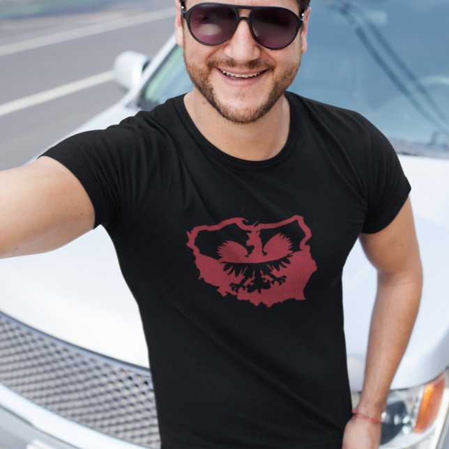 Snyggt Polen Polska polska Eagle T Shirt (Stylish Poland Polska Polish Eagle T-Shirt)