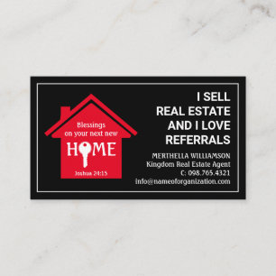Snyggt Professionell Realtor Real Gods Agent Visitkort