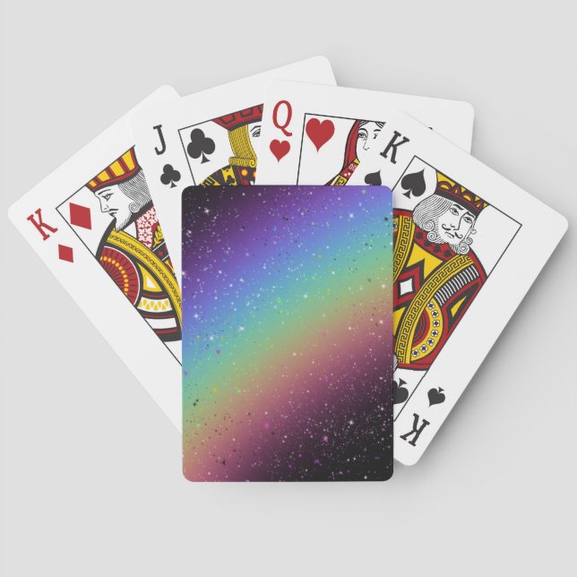 Snyggt Rainbow Casinokort (Baksidan)